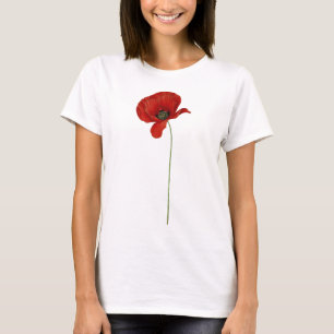 Camiseta Vintage Red Poppy