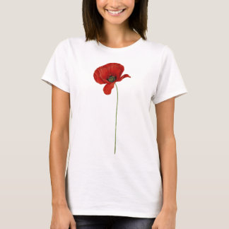 Camiseta Vintage Red Poppy
