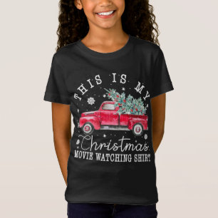 Camiseta Vintage Red Truck Este É O Meu Filme De Natal