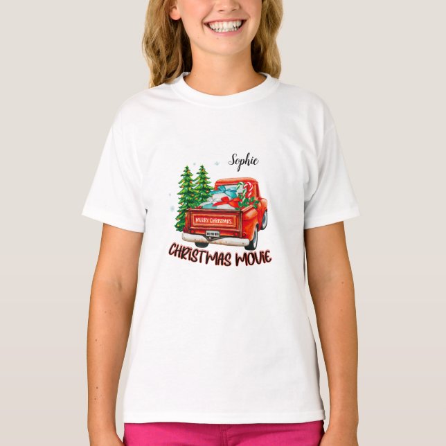 Camiseta Vintage Red Truck, Filme de Natal (Frente)