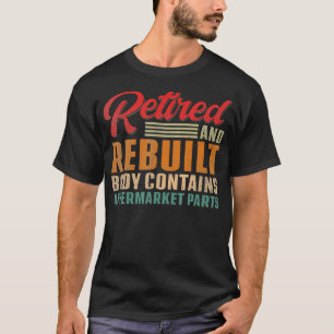 Camiseta Vintage Reformado E Corpo Reconstruído Contém Afte