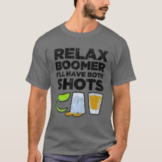 Camiseta Vintage Relax Boomer I'll Funny Vaccination Tequil