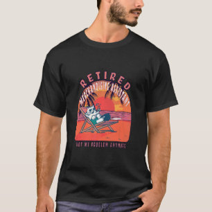 Camiseta Vintage Retiremen do Assistente de Merchandising A