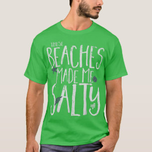 Camiseta Vintage Retrai Essas Praias Me Engraçado Salgado T