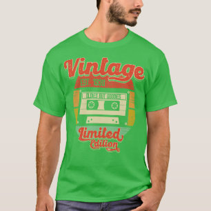 Camiseta Vintage Retro 1930 Cassette Tape Oldies Mas Goodie