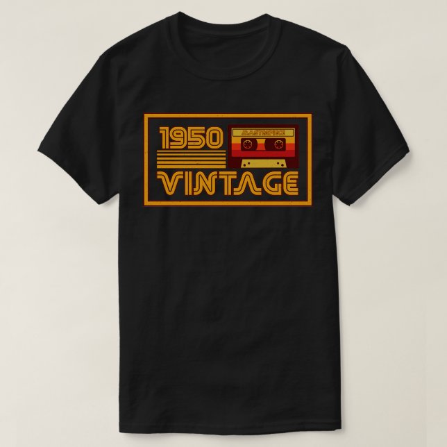 Camiseta Vintage Retro 1950 - Fita Cassete Masterpart (Frente do Design)