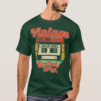 Camiseta Vintage Retro 1964 Cassette Tape Oldies Mas Goodie