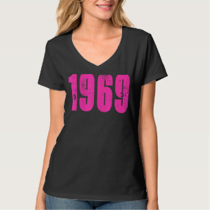 Camiseta Vintage Retro 1969 Distress Rock & Roll Music 1