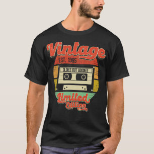 Camiseta Vintage Retro 1985 Cassette Tape Oldies Mas Goodie