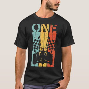 Camiseta Vintage Retro 1 Ano Carro Race Aniversário