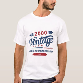 Camiseta Vintage Retro 2000 Edição Limitada Presente de Ani