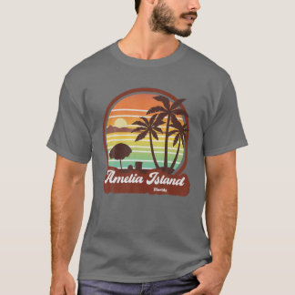 Camiseta Vintage Retro 70S 80S Amelia Island Beach