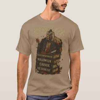 Camiseta Vintage retro 70s-80s - aparência de poster de hor