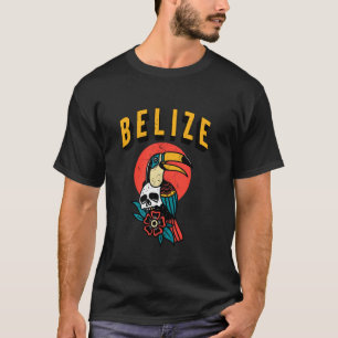 Camiseta Vintage Retro 70s 80s Tucano Pássaro Belize Viagem