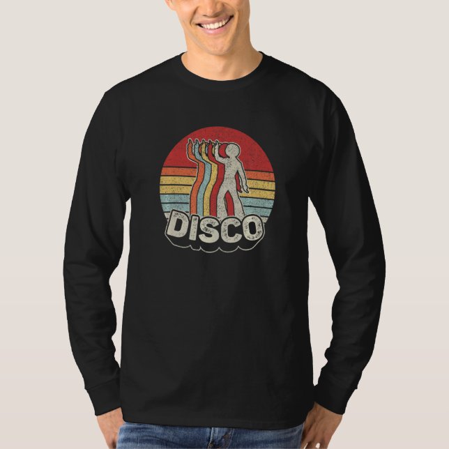 Camiseta Vintage Retro 70s Disco Dancing  1 (Frente)