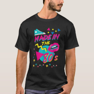 Camiseta Vintage Retro 80 s T shirt feita nos anos oitenta