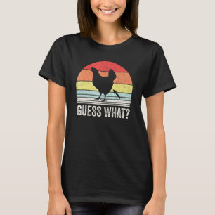 Camiseta Vintage Retro Adivinha Qual Fazenda de frango Bumb