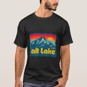 Camiseta Vintage retrô anos 70 80s salt lake city utah mont