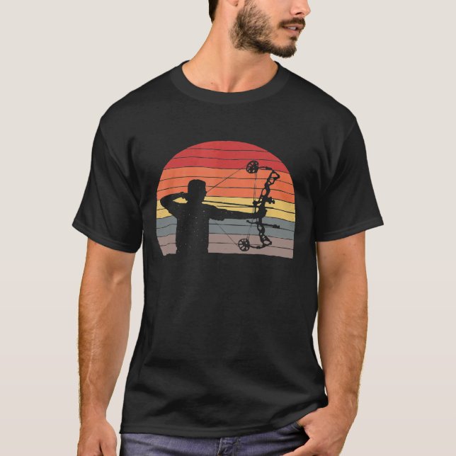 Camiseta Vintage Retro Archery (Frente)