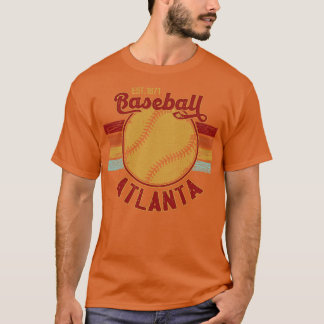 Camiseta Vintage Retro Atlanta Baseball Est 1871 Baseball L