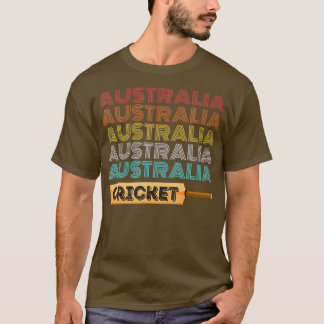 Camiseta Vintage Retro Austrália Cricket