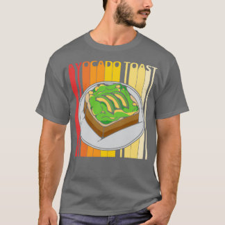 Camiseta Vintage Retro Avocado Toast Emoji