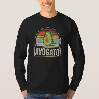 Camiseta Vintage Retro Avogato Gato Abacate Cinco De Maio