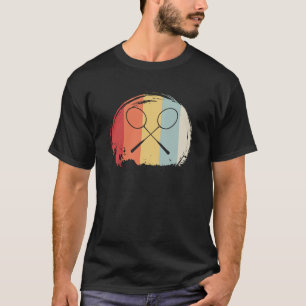 Camiseta Vintage Retro Badminton