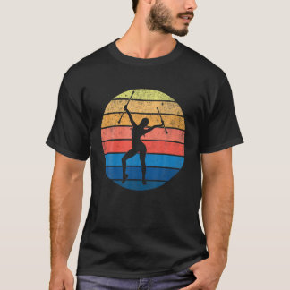 Camiseta Vintage Retro Baton Twirling Sport