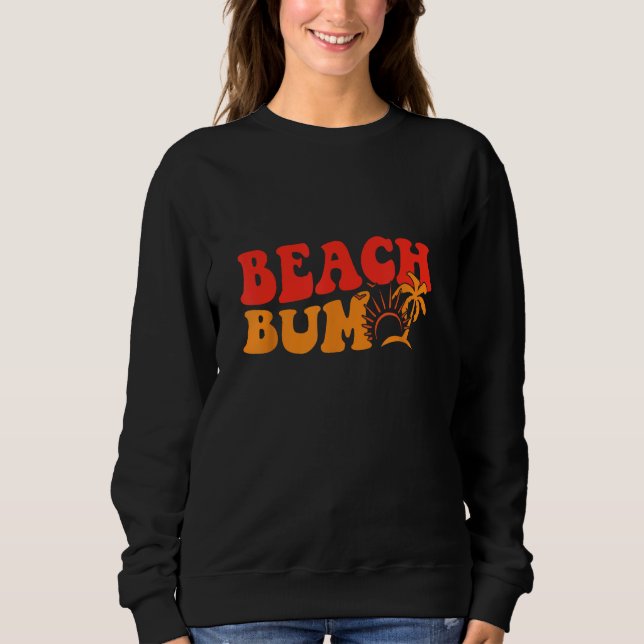 Camiseta Vintage retro Beach Bum Beach  Summer Vacation (Frente)