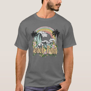 Camiseta Vintage Retro Beach Bum Tropical Summer Vacage G