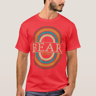 Camiseta Vintage Retro Bear Delaware Mulheres Homens Souven