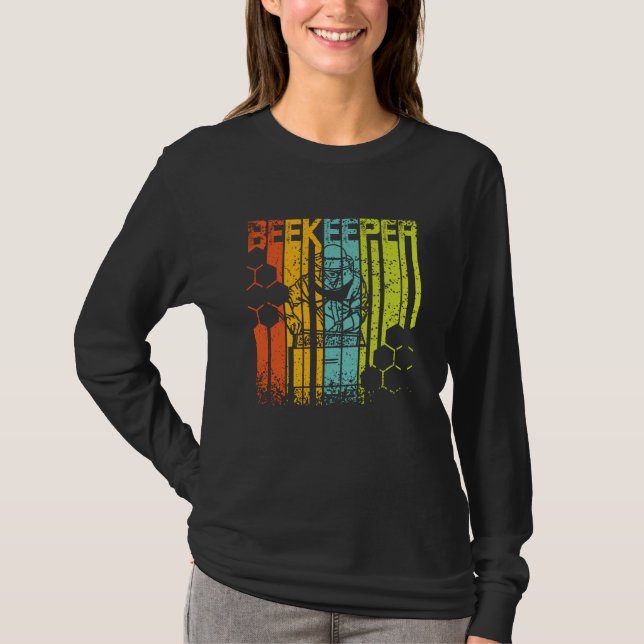 Camiseta Vintage Retro Beekeeper (Frente)