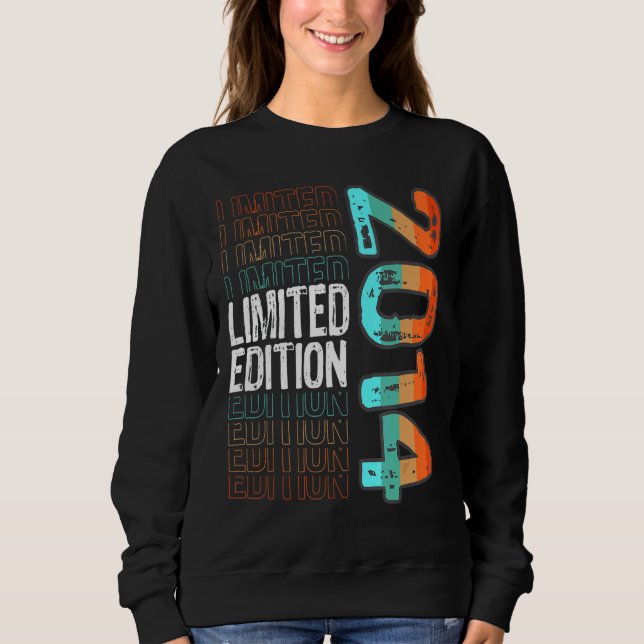 Camiseta Vintage Retro Birth Year 2014 (Frente)