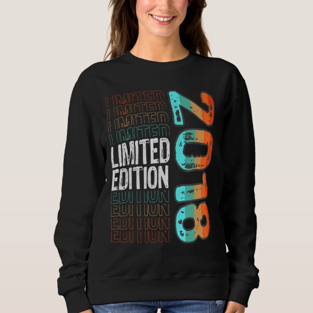 Camiseta Vintage Retro Birth Year 2018 (Frente)