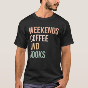 Camiseta Vintage Retro Book Bookworms Finais Semanais Café