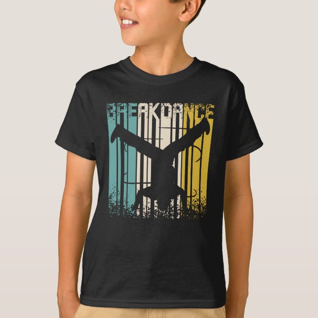 Camiseta Vintage Retro Breakdancer (Frente)