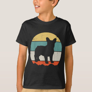 Camiseta Vintage Retro Bulldog Gift Para Cão Pai Mãe