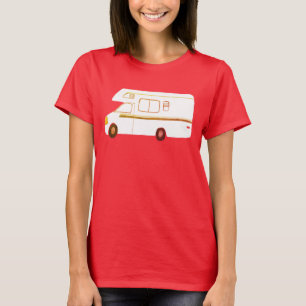 Camiseta Vintage Retro Camper Motorhome