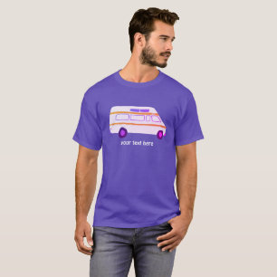 Camiseta Vintage retro campervan vanlife RV - personalize!