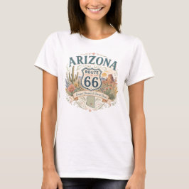 Camiseta Vintage Retro Canyon Deserto Estrada Mãe Arizona 