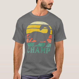 Camiseta Vintage Retro Champ Lake Champlain Graphic Monster