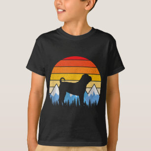 Camiseta Vintage Retro Chinês Shar-Pei Chinês Shar-Pei Gi