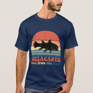 Camiseta Vintage Retro Coelacanth Silhouset