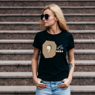 Camiseta Vintage Retro Comma La Minimalist Eleição