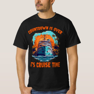 Camiseta Vintage Retro Countdown é sobre o tempo de cruzeir