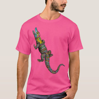 Camiseta Vintage Retro Crocodilo Gator Croc Alligator Hunte
