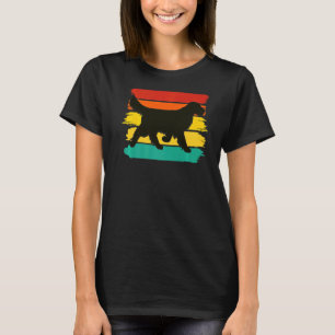 Camiseta Vintage Retro Cujo Vermelho Irlandês Vermelho Irla