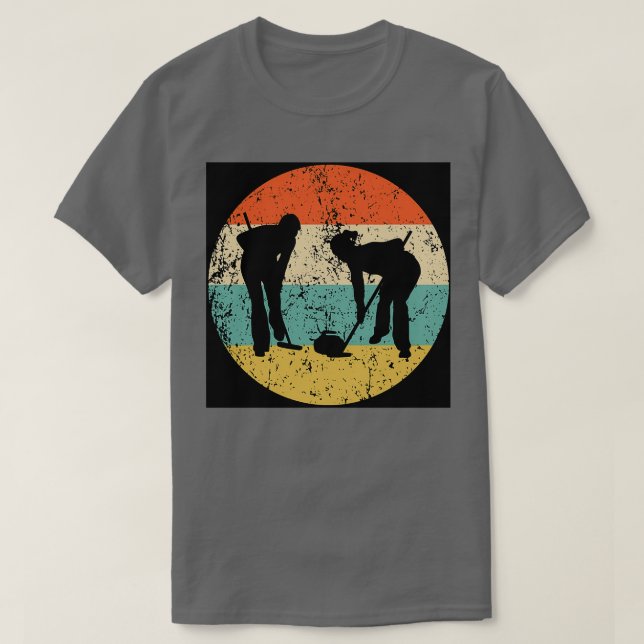 Camiseta Vintage Retro-Curler Sticker (Frente do Design)