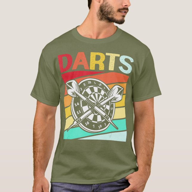 Camiseta Vintage Retro Dart (Frente)